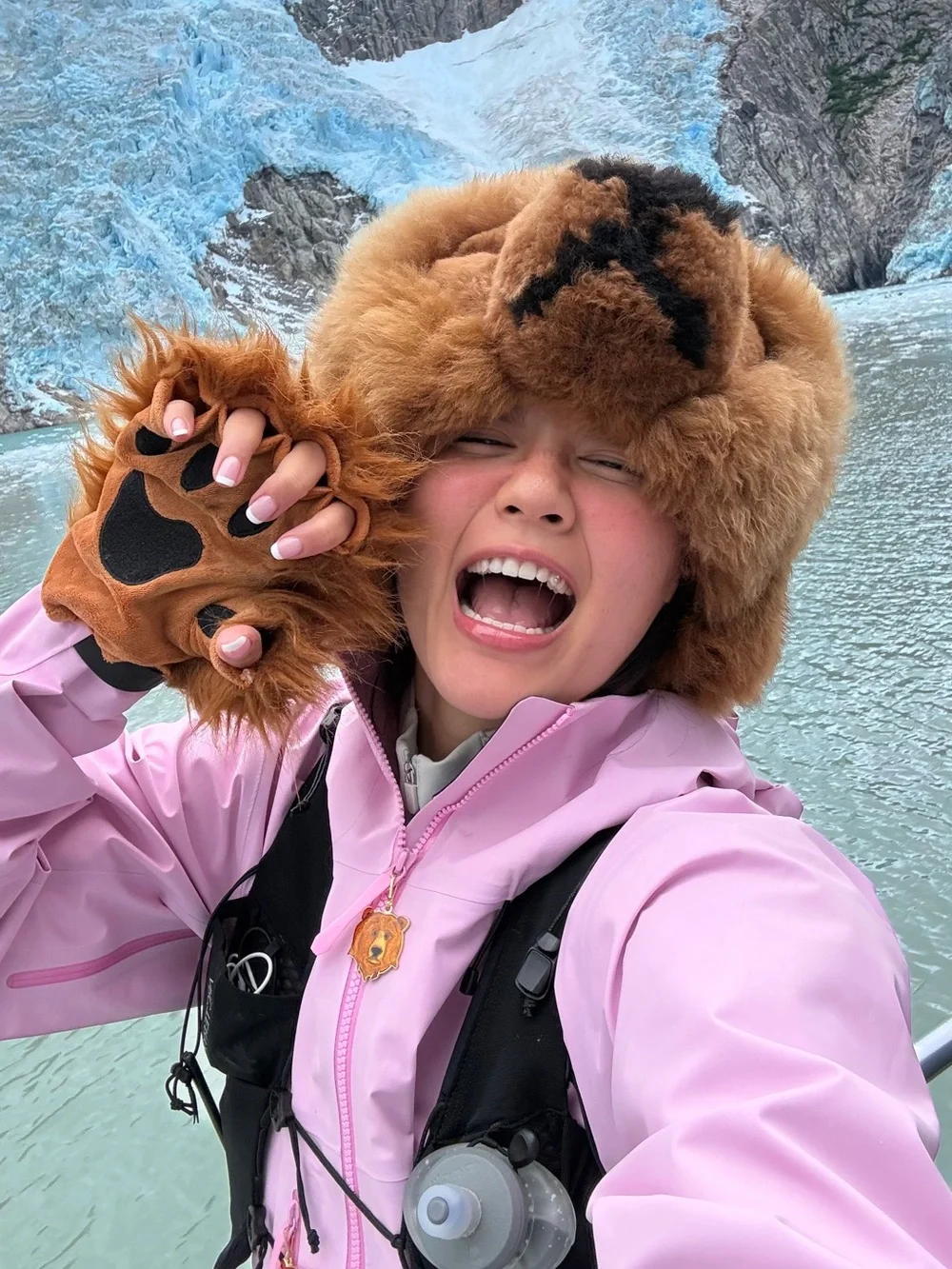 Adult Brown Bear Paw Costume Gloves mittens